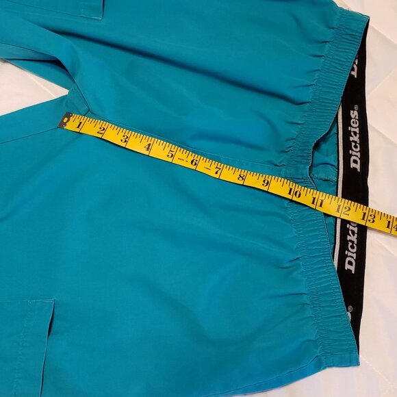 Dickies Scrub Pants with Elastic Waistband- Aqua - Picture 3 of 9